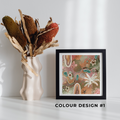 ‘Coastal waters’ framed print
