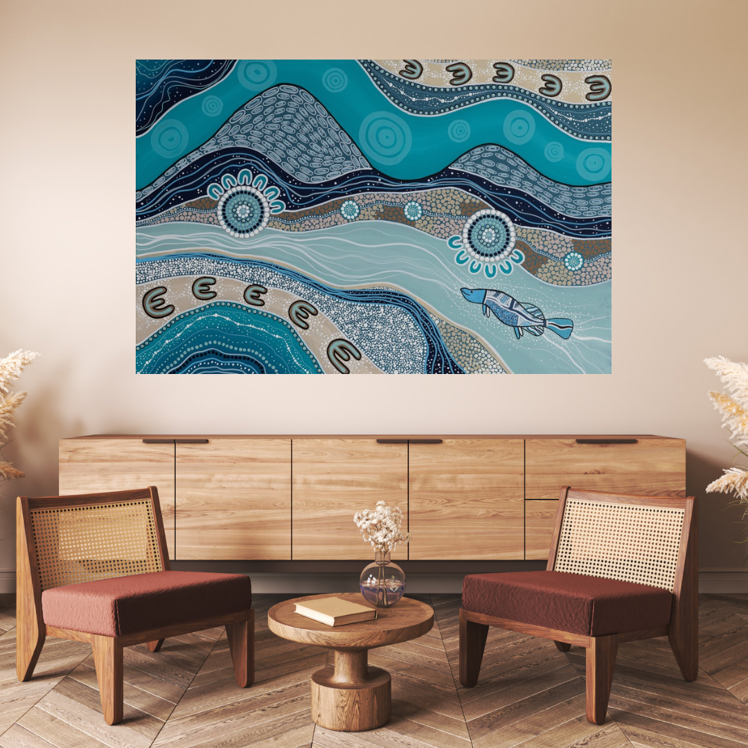 ‘Fresh water rivers’ canvas prints